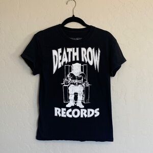 Death Row Records Black T-Shirt Size Small
